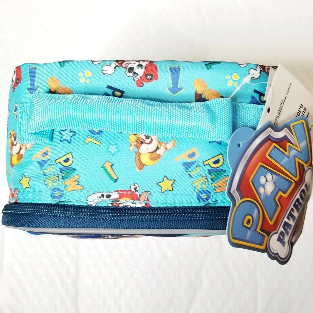 Nickelodeon Paw Patrol Chase Double‎ Compartment Insulated Lunch Bag Kids